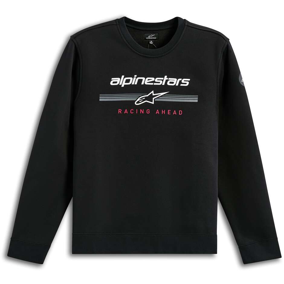 Alpinestars Better Crew Schwarzes Motorrad-Sweatshirt