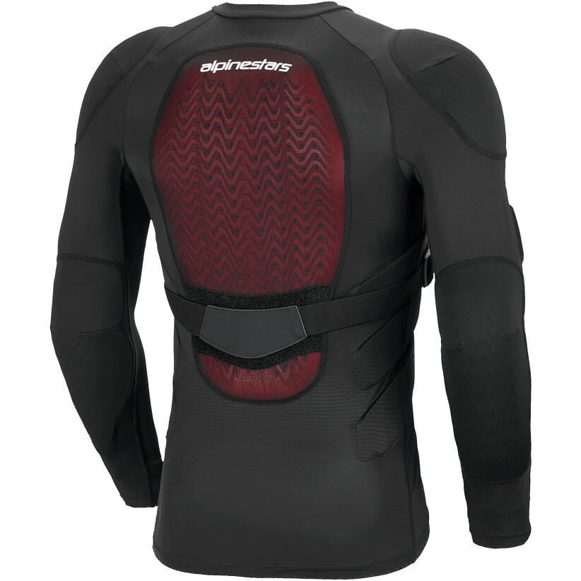 Alpinestars BIONIC PLASMA LT Schützende Langarm-Cross-Enduro-Jacke schwarz/weiß