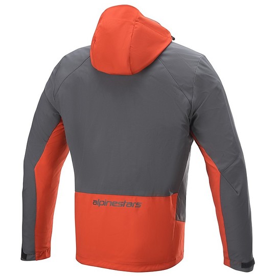 Alpinestars Casual Fabric Motorcycle Jacket STRATOS v2 Drystar TechShell Gray Red Asphalt
