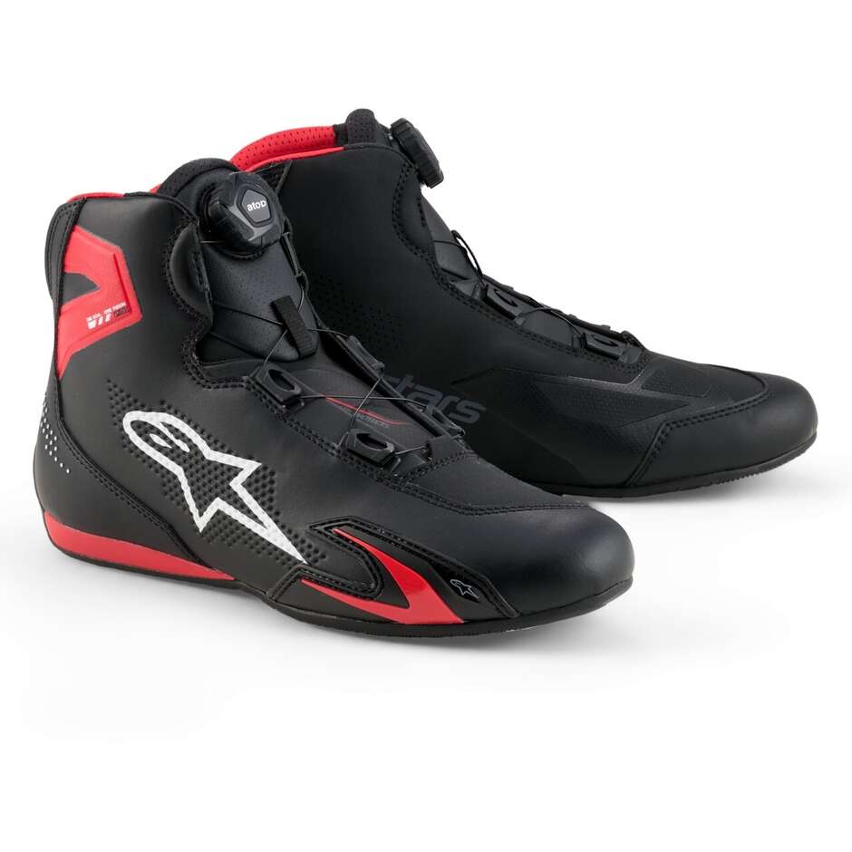 Alpinestars CELER Motorradschuhe Schwarz Hellrot