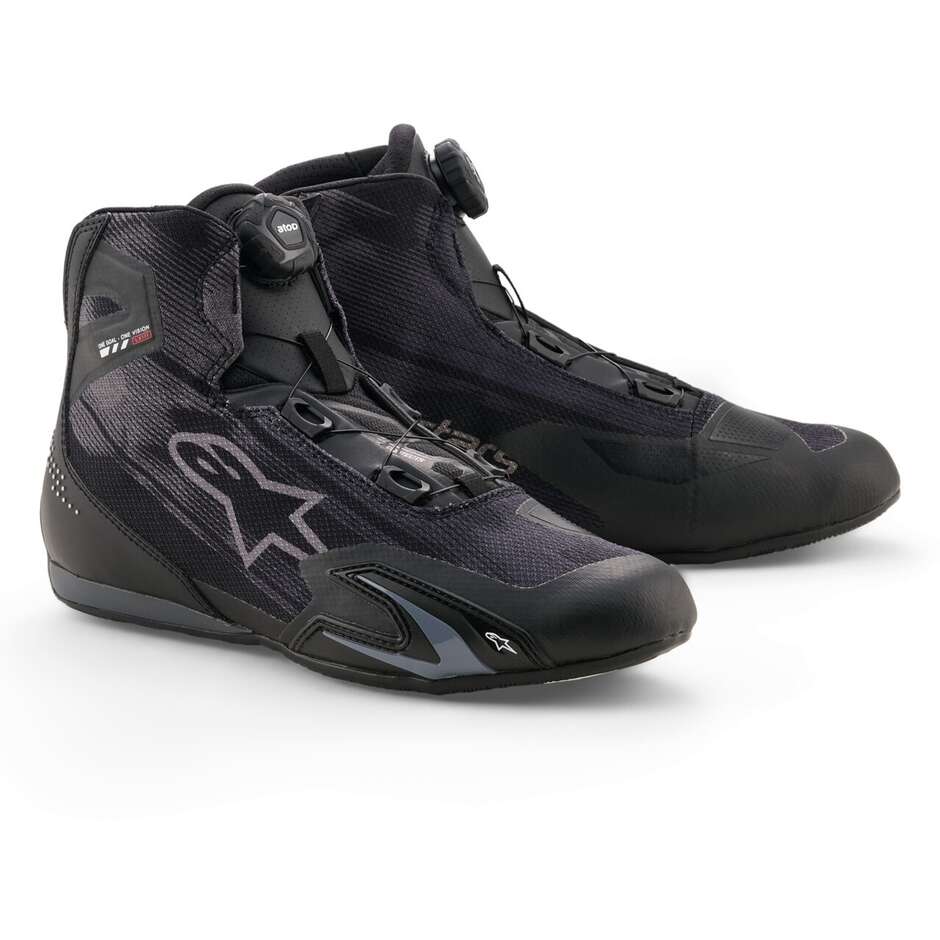 Alpinestars CELER VENTED Motorradschuhe Schwarz Dunkelgrau