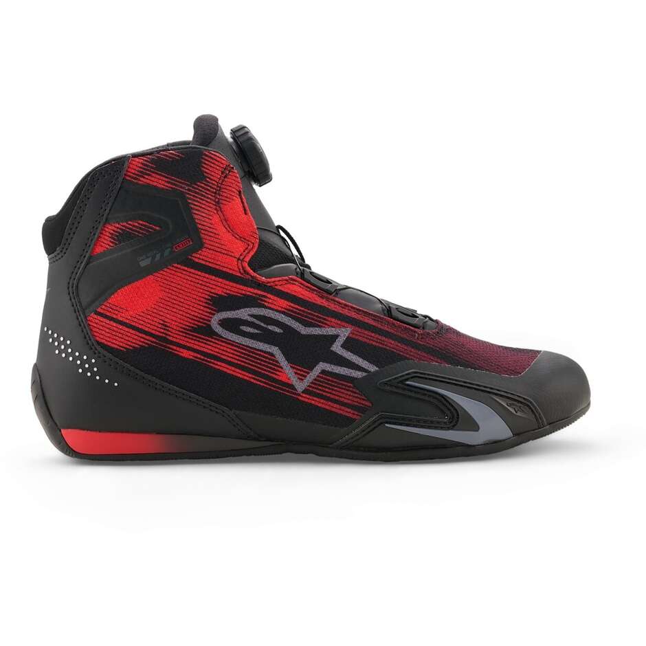 Alpinestars CELER VENTED Motorradschuhe Schwarz Hellrot
