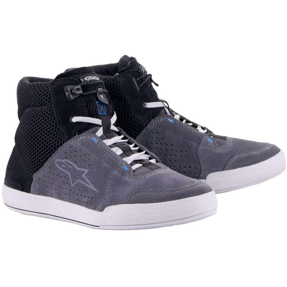 Alpinestars CHROME AIR Casual Motorcycle Shoes Black Gray Blue