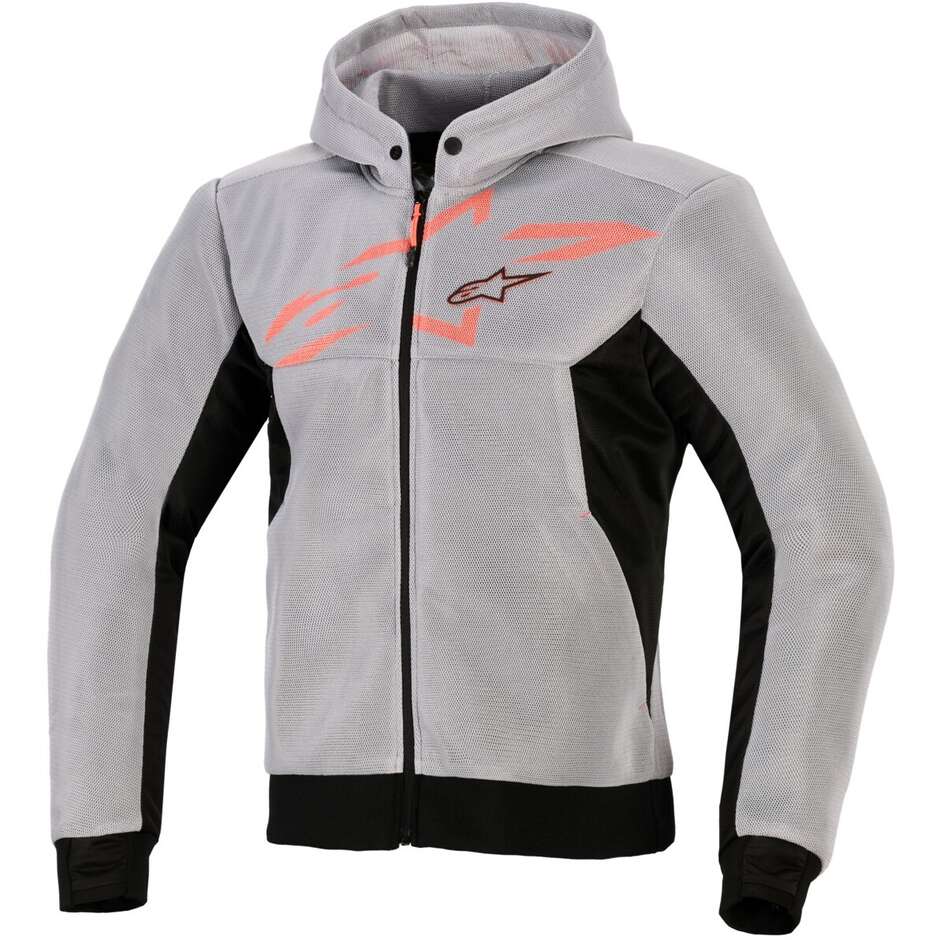 Alpinestars CHROME SUPERAIRFLOW Sweatshirt Black Medium Grey Fluorescent Red