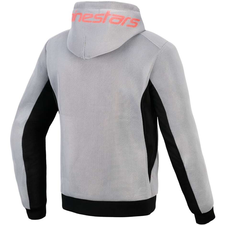 Alpinestars CHROME SUPERAIRFLOW Sweatshirt Black Medium Grey Fluorescent Red