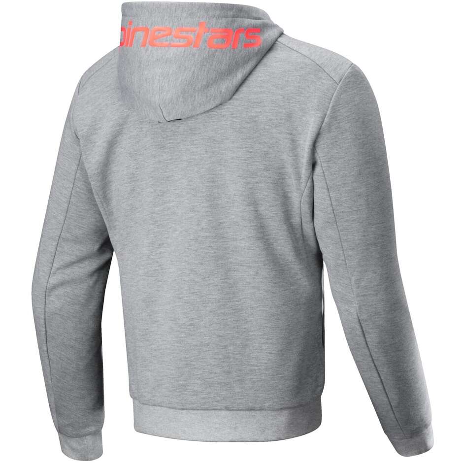 Alpinestars CHROME V2 SPORT Sweatshirts Gray Red Fluo
