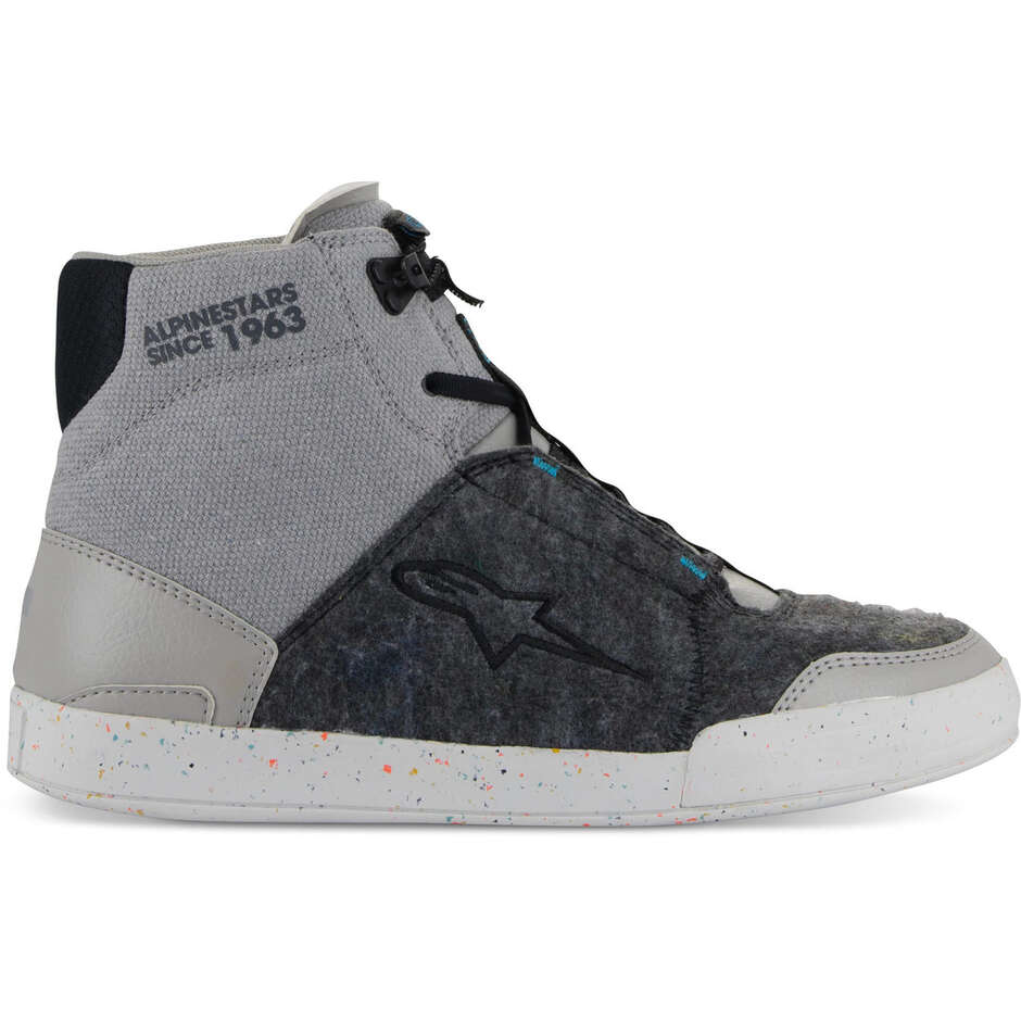 Alpinestars CIRCAL RIDING Motorcycle Shoes Grey Black Blue