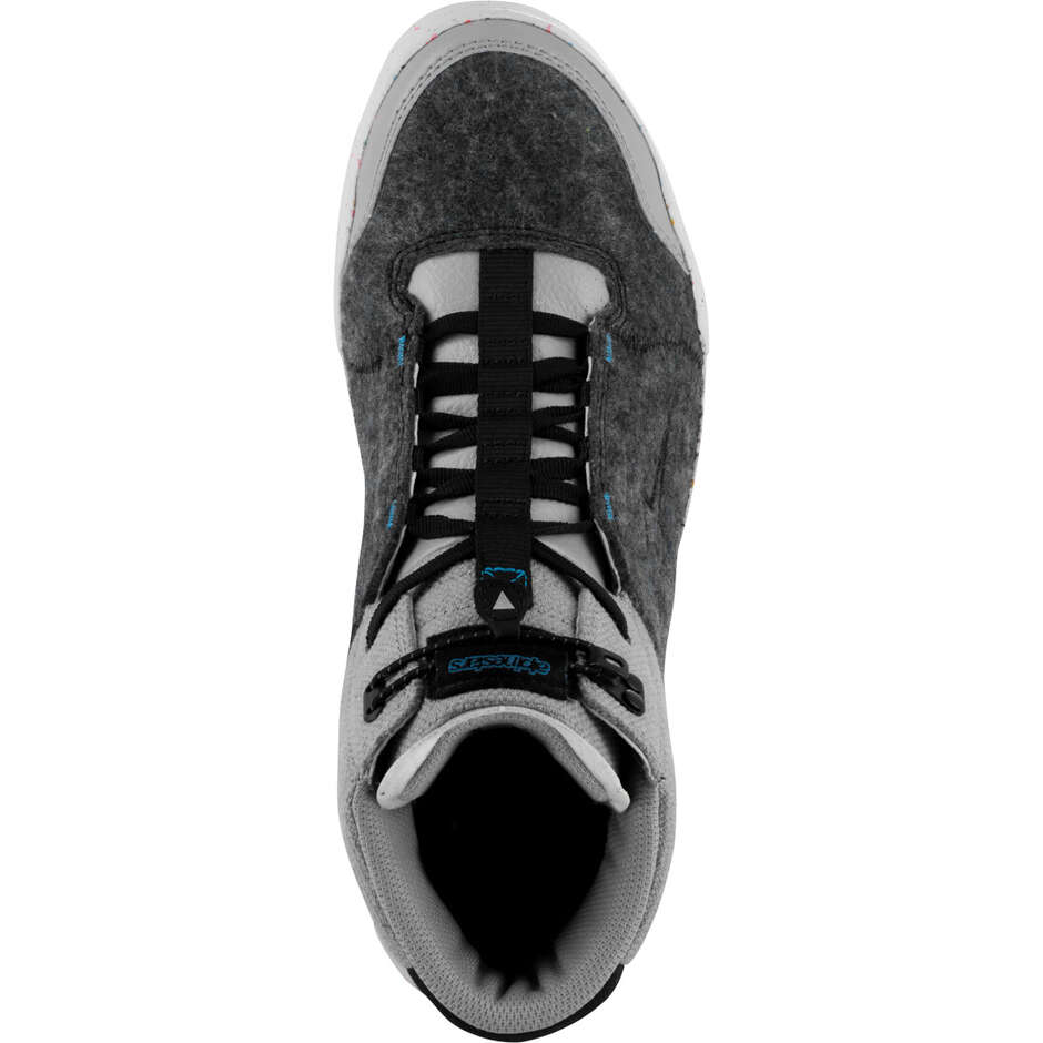 Alpinestars CIRCAL RIDING Motorcycle Shoes Grey Black Blue