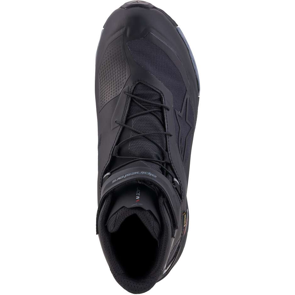 Alpinestars CR-X GORE-TEX Motorcycle Adventure Shoes Black Dark Grey