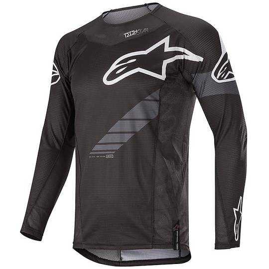 Alpinestars Cross Enduro Moto Shirt MX20 TechStar Graphit Schwarz Anthrazit