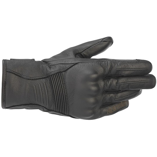 Alpinestars Custom Motorcycle Leather Women Gloves ISABEL v2 Drystar Black
