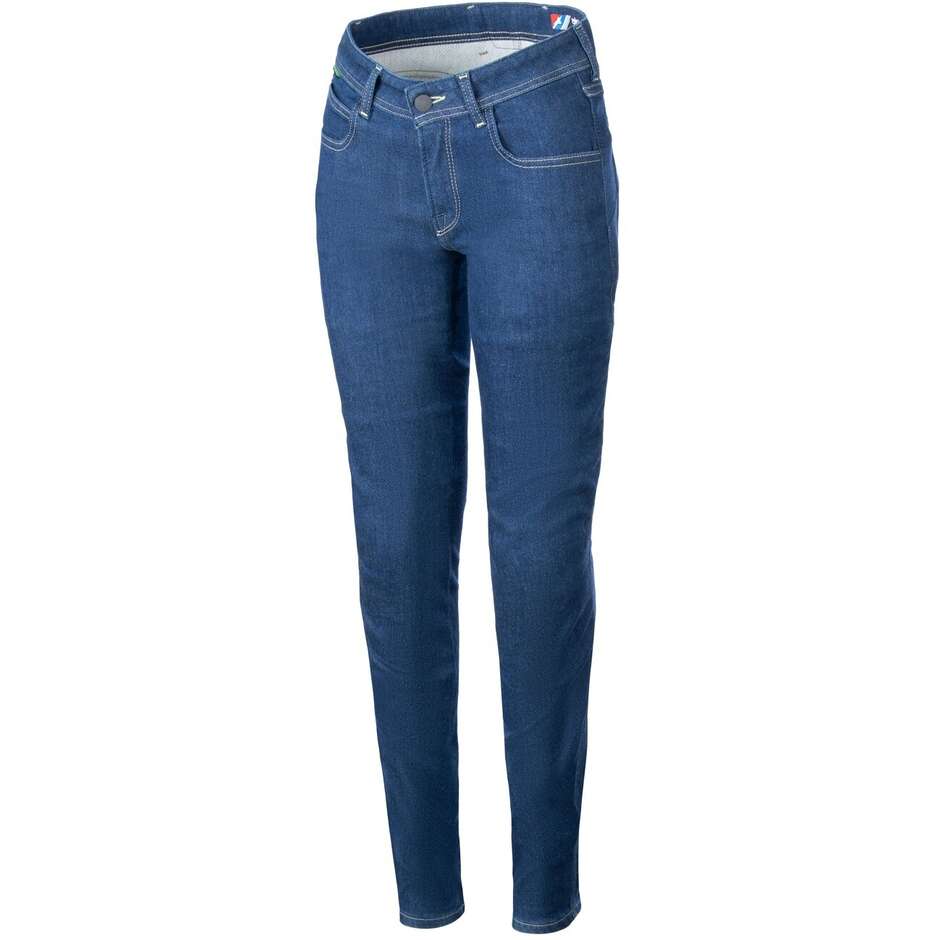 Alpinestars DAISY V3 WOMEN'S RIDING DENIM Rinse Blue Damen-Motorradjeans
