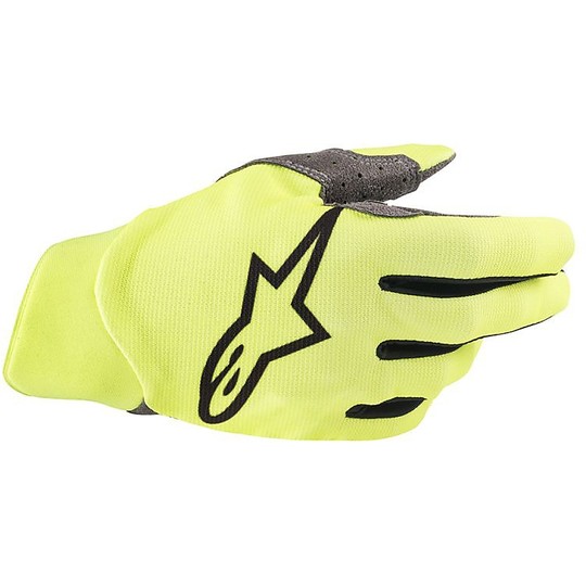 Alpinestars DUNE Cross Enduro Motorcycle Gloves Yellow Fluo