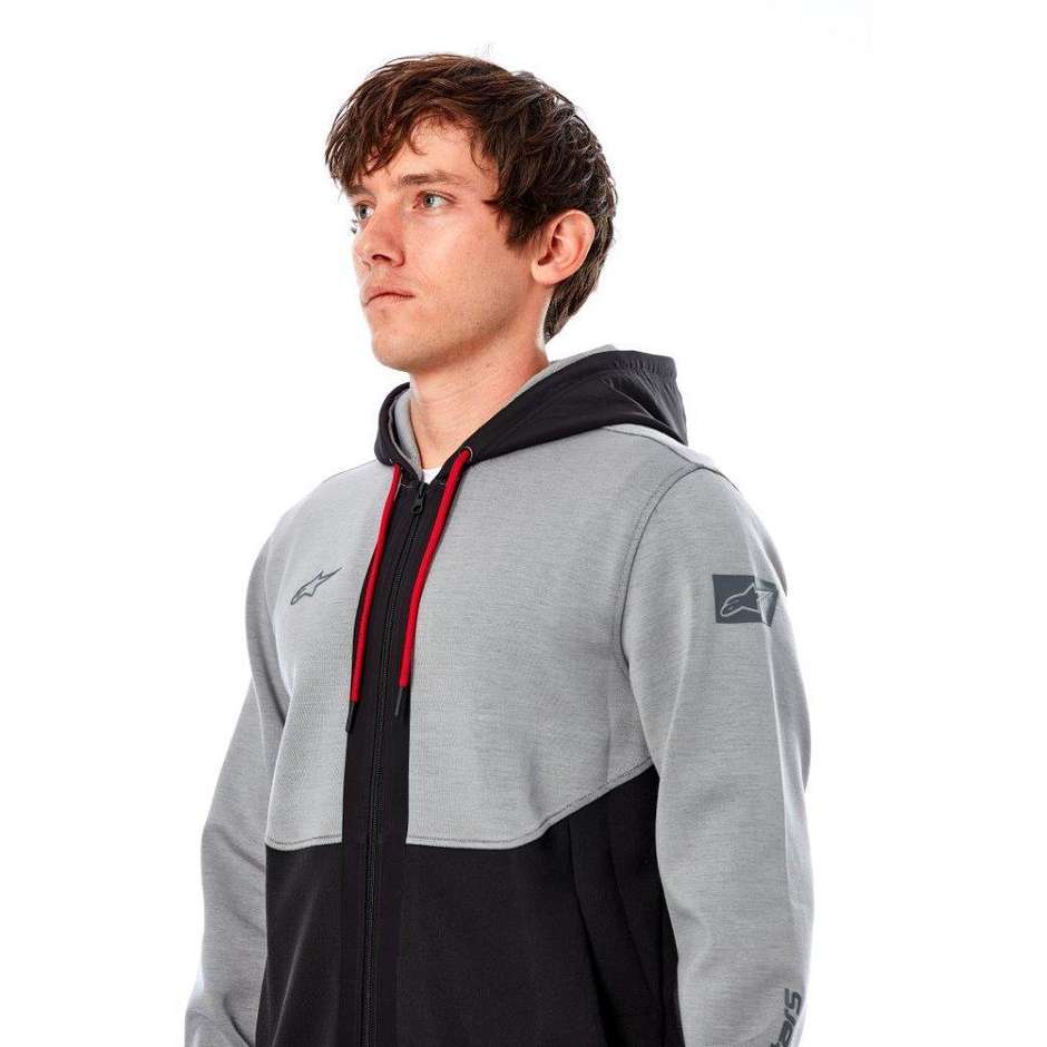 Alpinestars EXOTECH TECH HOODIE Gray Technical Fabric Sweatshirt