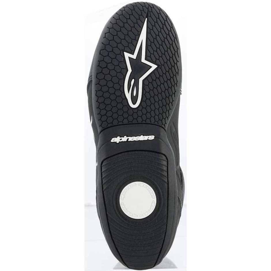 Alpinestars FASTBACK-2 certified Motorcycle Shoes Black White Red Fluo