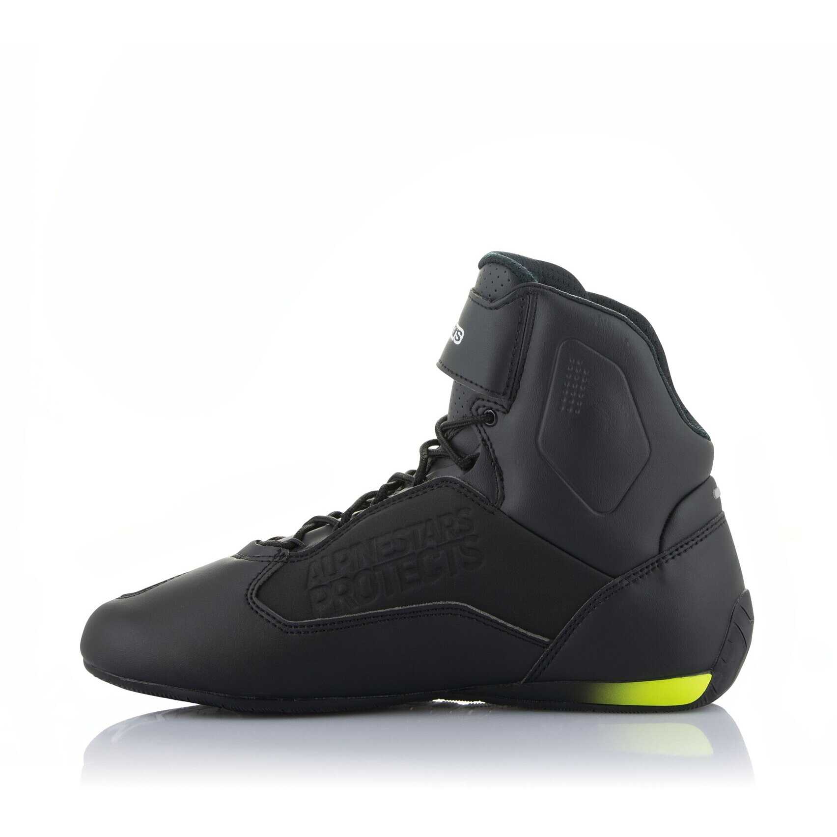 Alpinestars FASTER-3 Motorcycle Shoes Black Yellow Fluo For  display picture 3