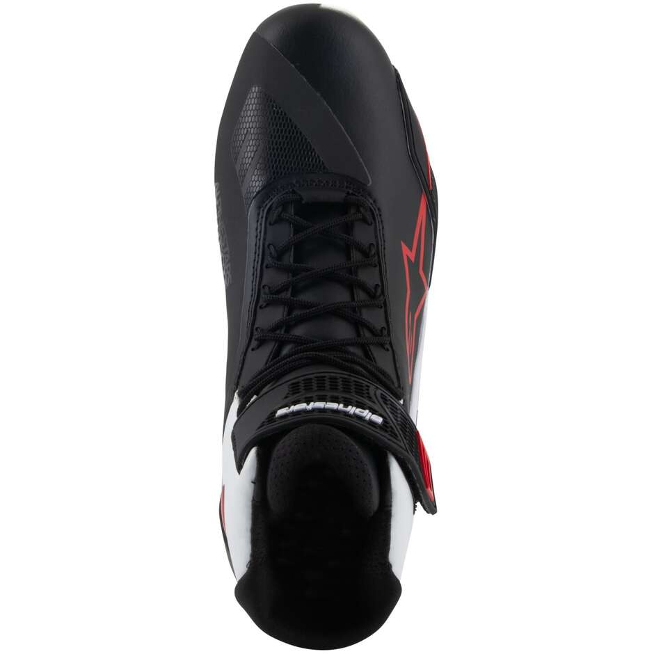 Alpinestars FASTER-4 Motorcycle Shoes Black White Red