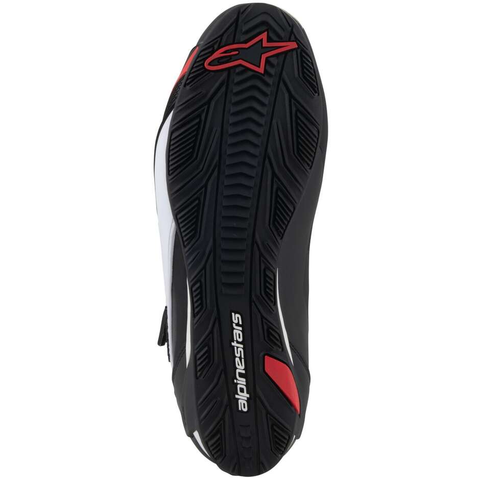 Alpinestars FASTER-4 Motorcycle Shoes Black White Red
