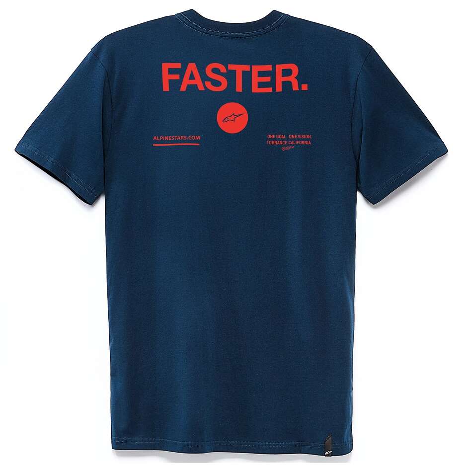 Alpinestars FASTER TEE Lässiges T-Shirt Marineblau