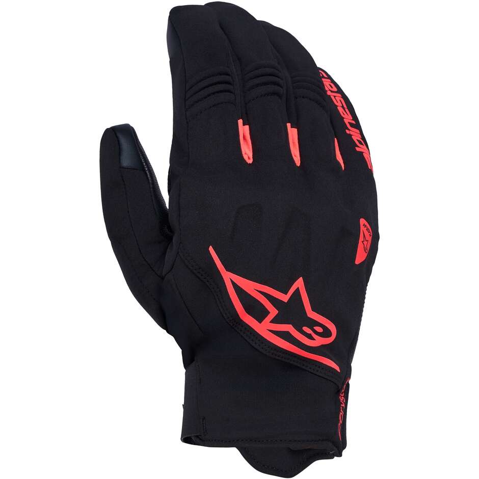 Alpinestars FASTER V3 PLASMA Drystar Motorradhandschuhe Schwarz Rot
