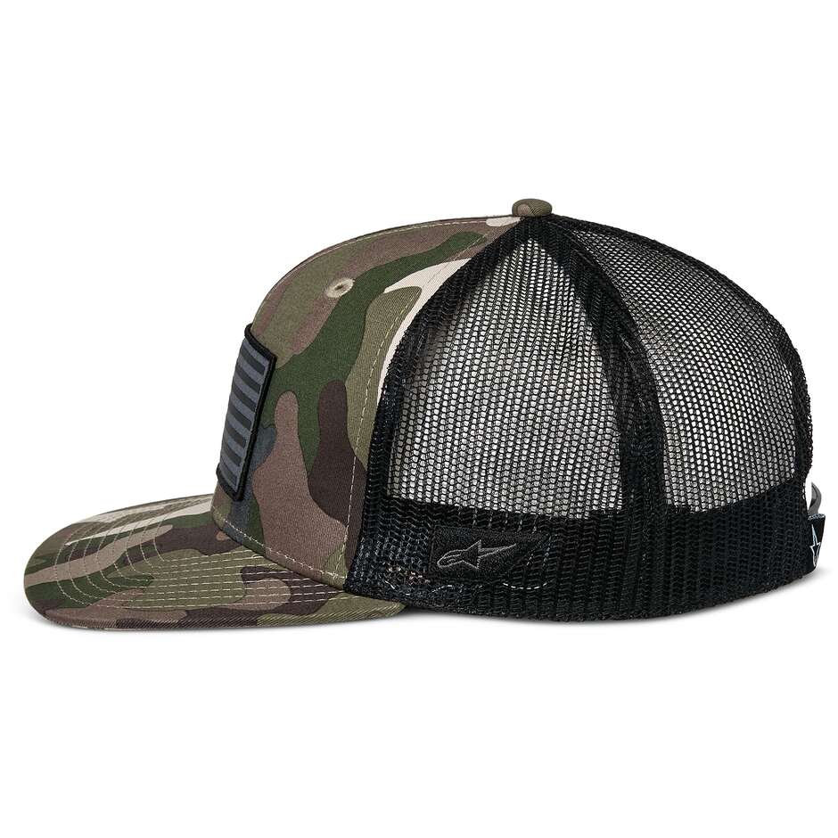 Alpinestars FLAG FLAT TRUCKER Cap Camo Green/Black