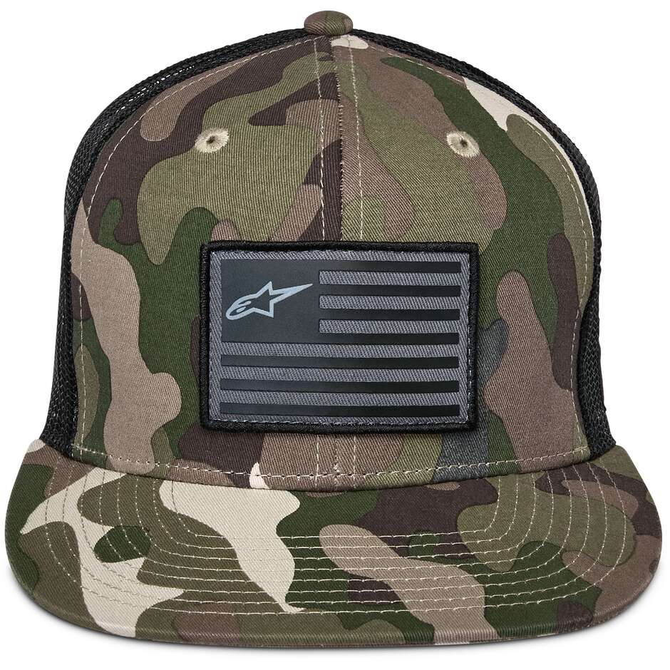 Alpinestars FLAG FLAT TRUCKER Cap Camo Green/Black