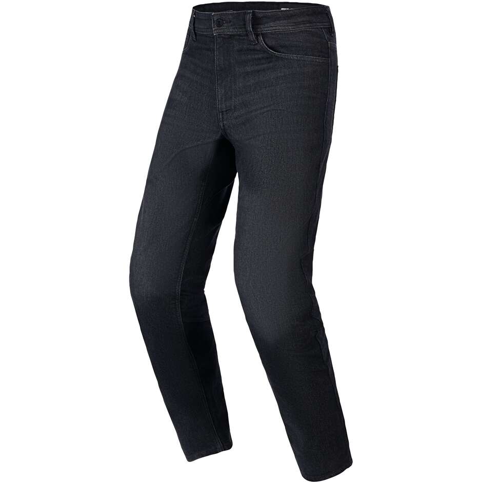 Alpinestars FLEX-AST 5 DENIM Motorcycle Pants Washed Black