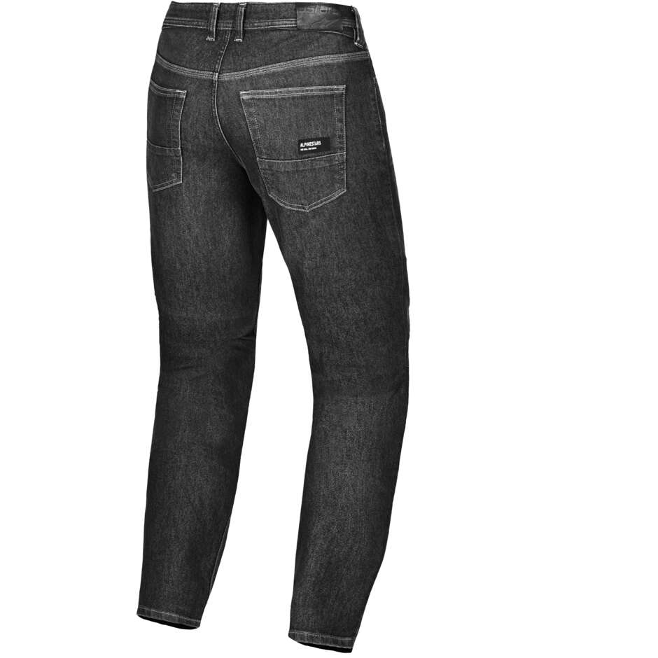 Alpinestars FLEX-AST 7 DENIM PANTS Black Faded Motorcycle Jeans