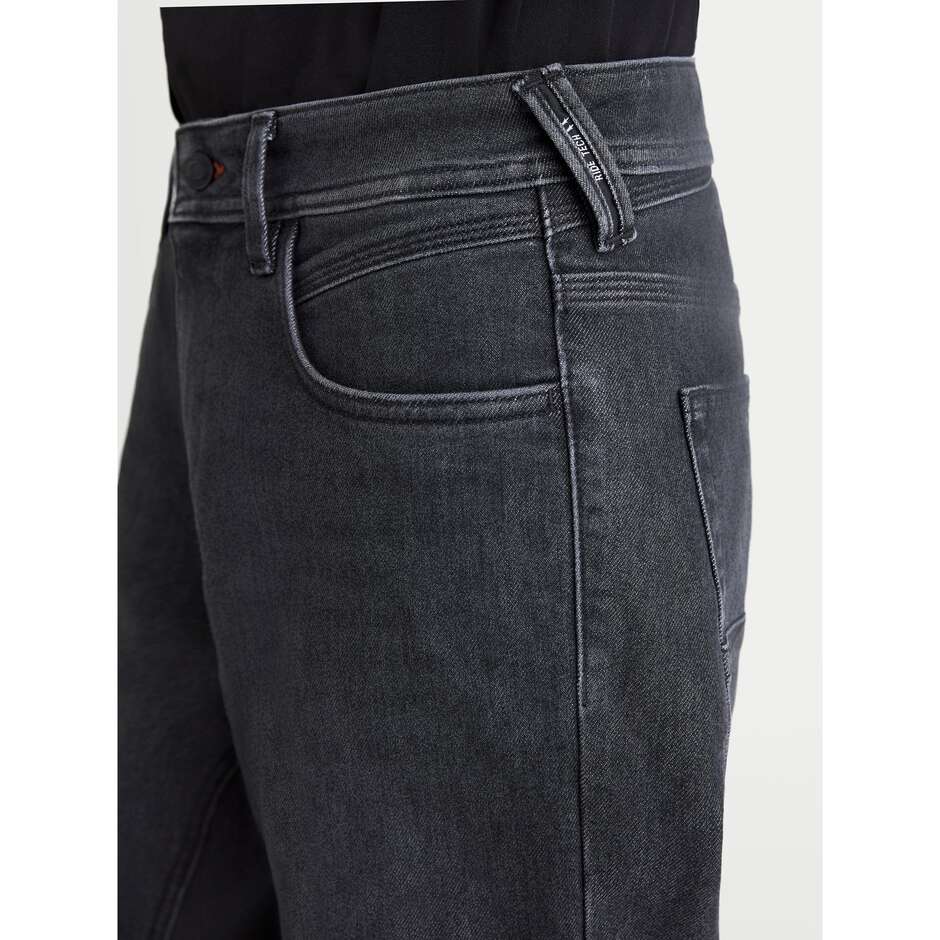Alpinestars FLEX-AST 7 DENIM PANTS Black Faded Motorcycle Jeans