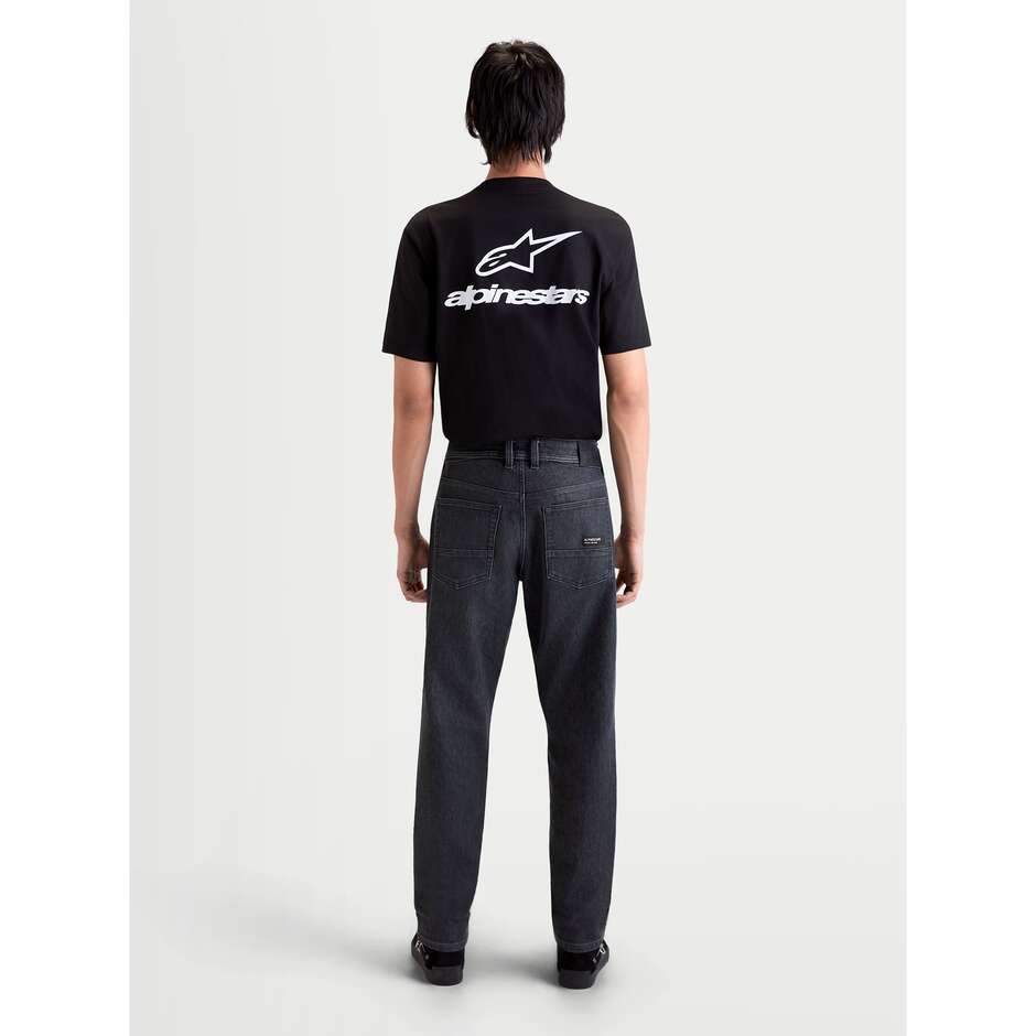 Alpinestars FLEX-AST 7 DENIM PANTS Black Faded Motorcycle Jeans