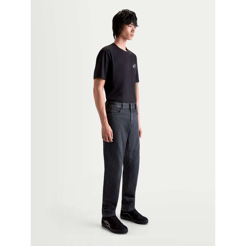 Alpinestars FLEX-AST 7 DENIM PANTS Black Faded Motorcycle Jeans