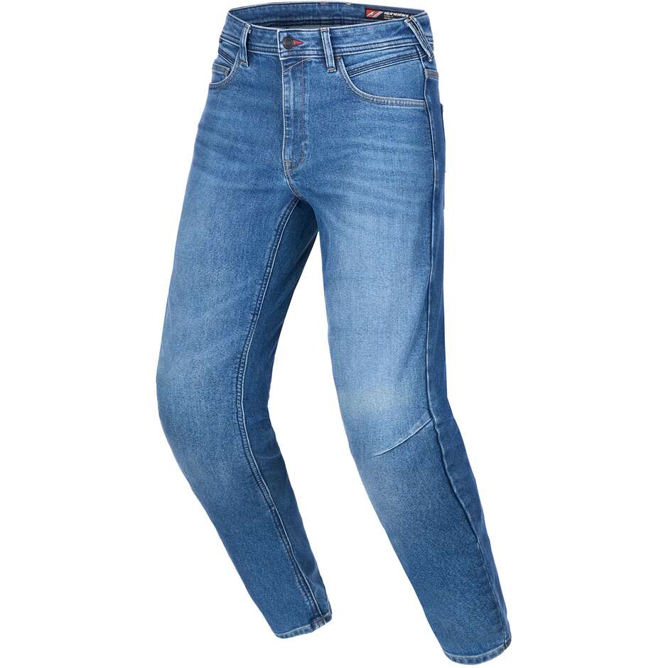 Alpinestars FLEX-AST 7 DENIM PANTS SHORT Hellblaue Motorradjeans
