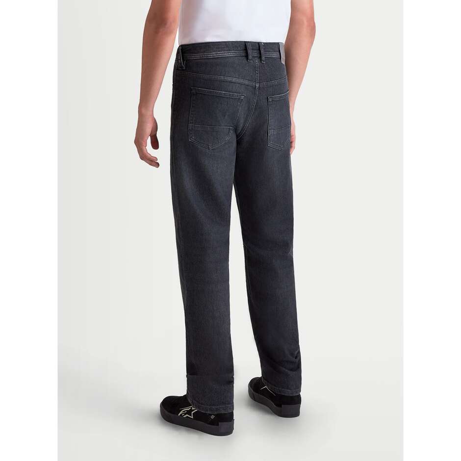 Alpinestars FLEX-AST 8 DENIM PANTS Black Motorcycle Jeans Used