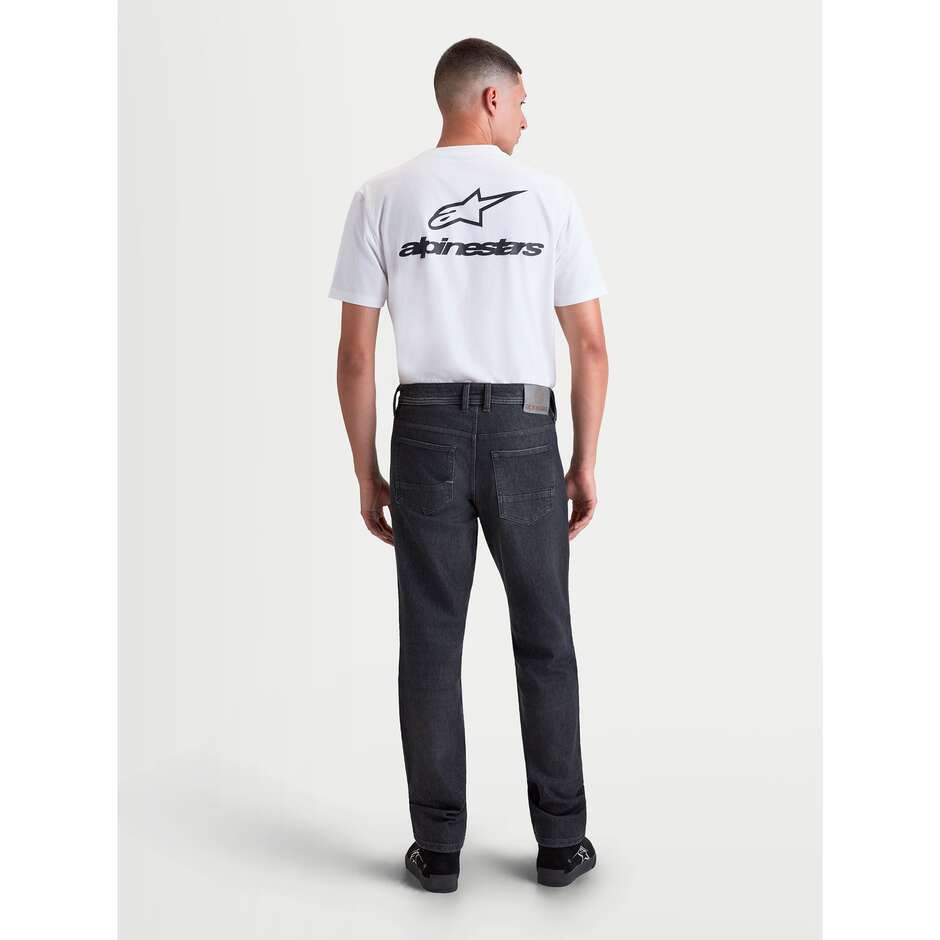 Alpinestars FLEX-AST 8 DENIM PANTS Black Motorcycle Jeans Used