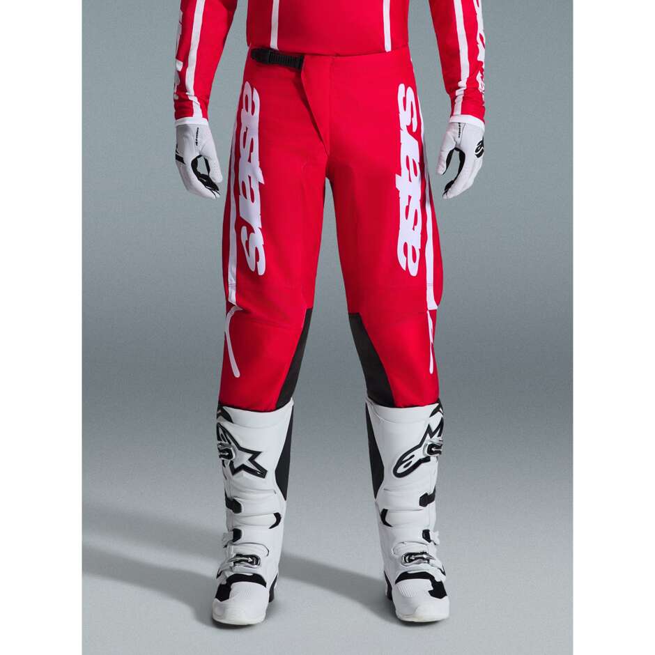 Alpinestars Fluid Apex Cross Enduro Hose Rot/Weiß
