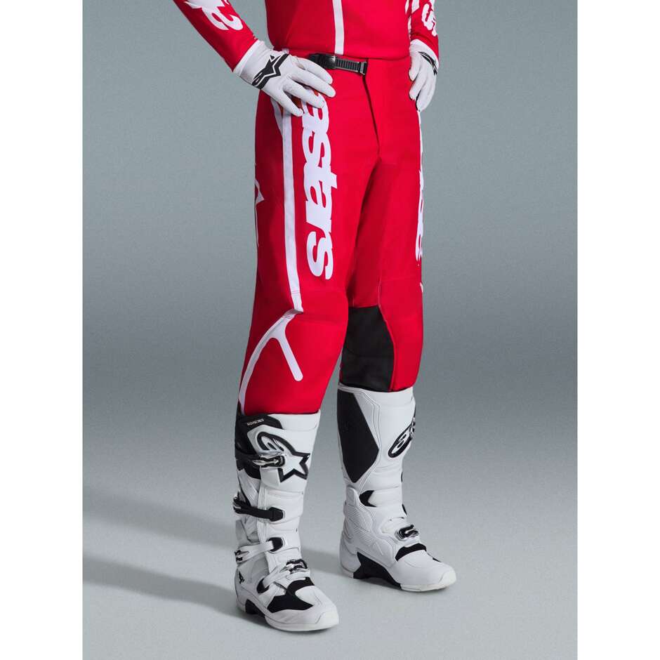 Alpinestars Fluid Apex Cross Enduro Hose Rot/Weiß