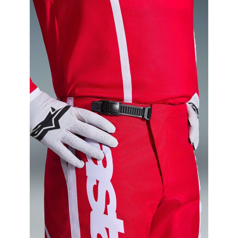 Alpinestars Fluid Apex Cross Enduro Hose Rot/Weiß