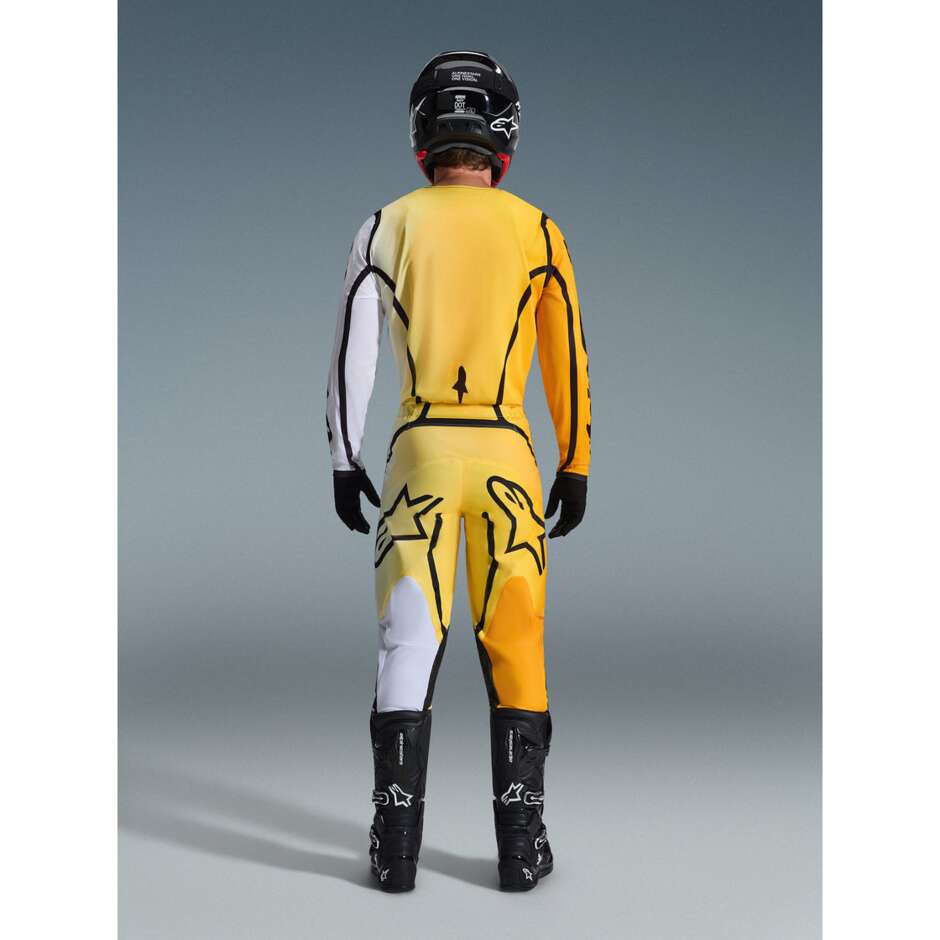 Alpinestars FLUID APEX Motocross Enduro Jersey Yellow Black