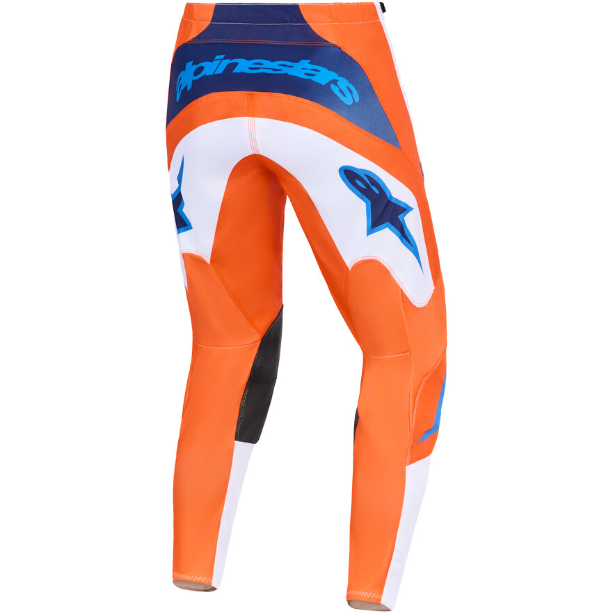 Alpinestars FLUID GRID Motocross Enduro Hose Orange Blau Weiß
