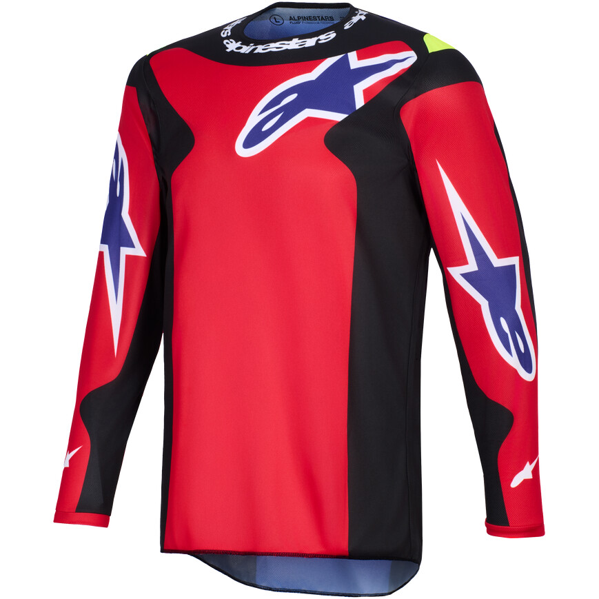 Alpinestars FLUID GRID Motocross Enduro Jersey Red Black Purple