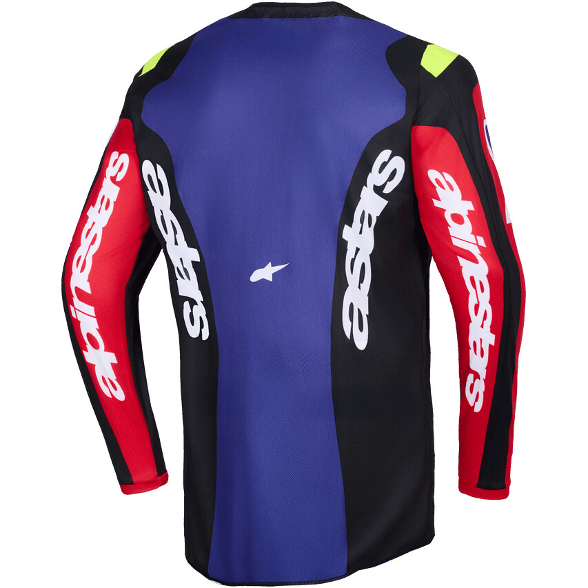 Alpinestars FLUID GRID Motocross Enduro Jersey Red Black Purple