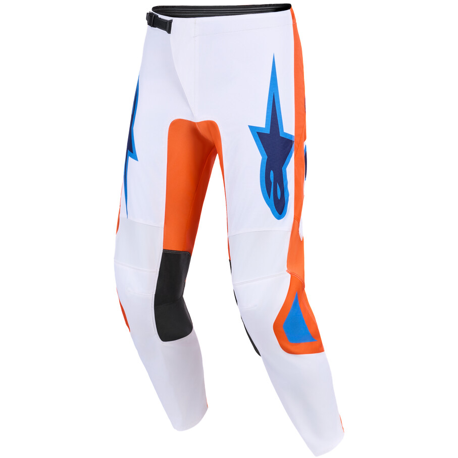 Alpinestars FLUID GRID Motocross Enduro Pants Orange Blue White