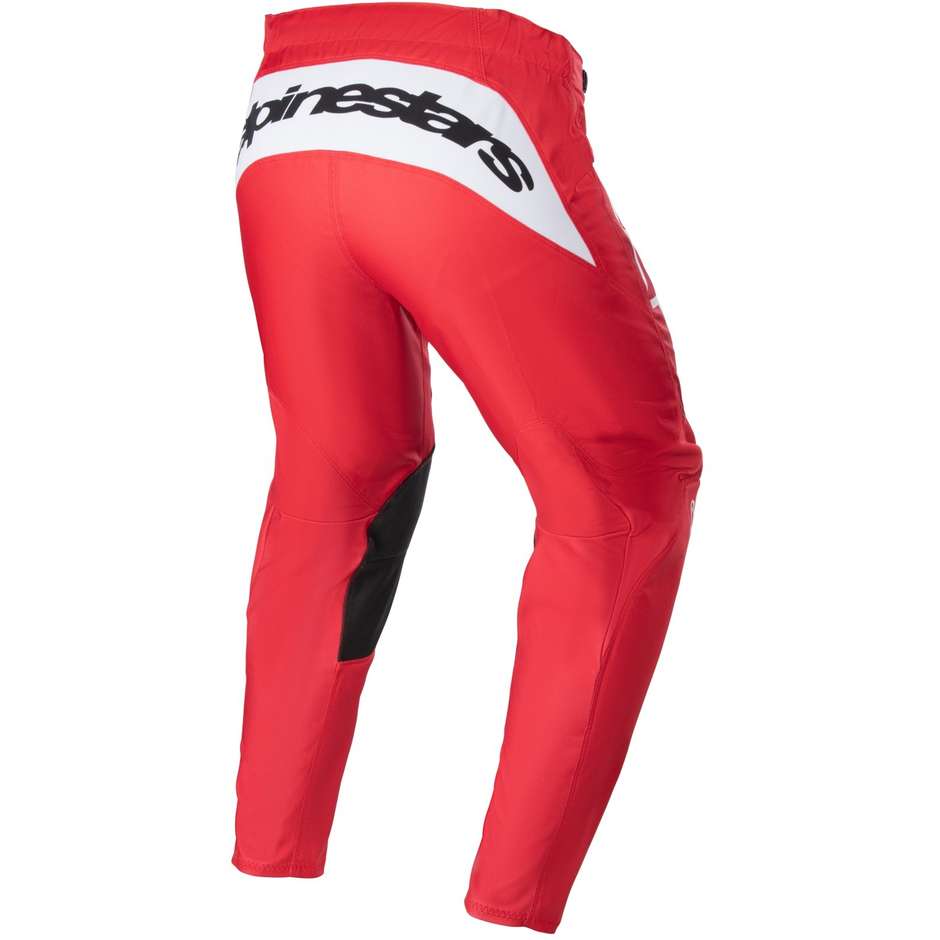 Alpinestars FLUID NARIN PANTS Pantalon Moto Cross Enduro Mars Rouge Blanc