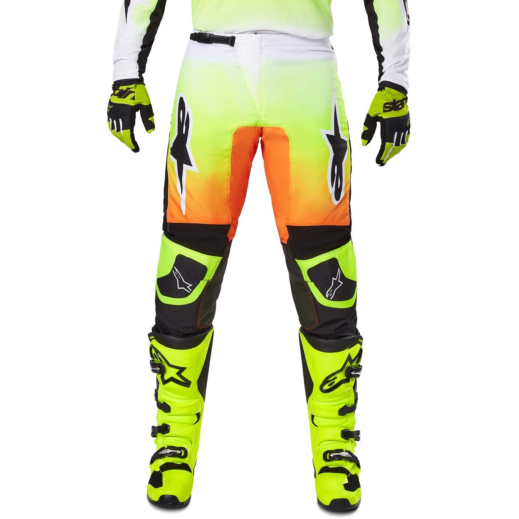 Alpinestars FLUID WURX Motocross Enduro Pants Yellow Black For 