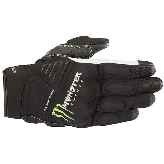 Alpinestars Force Monster Collection Black Motorcycle Gloves