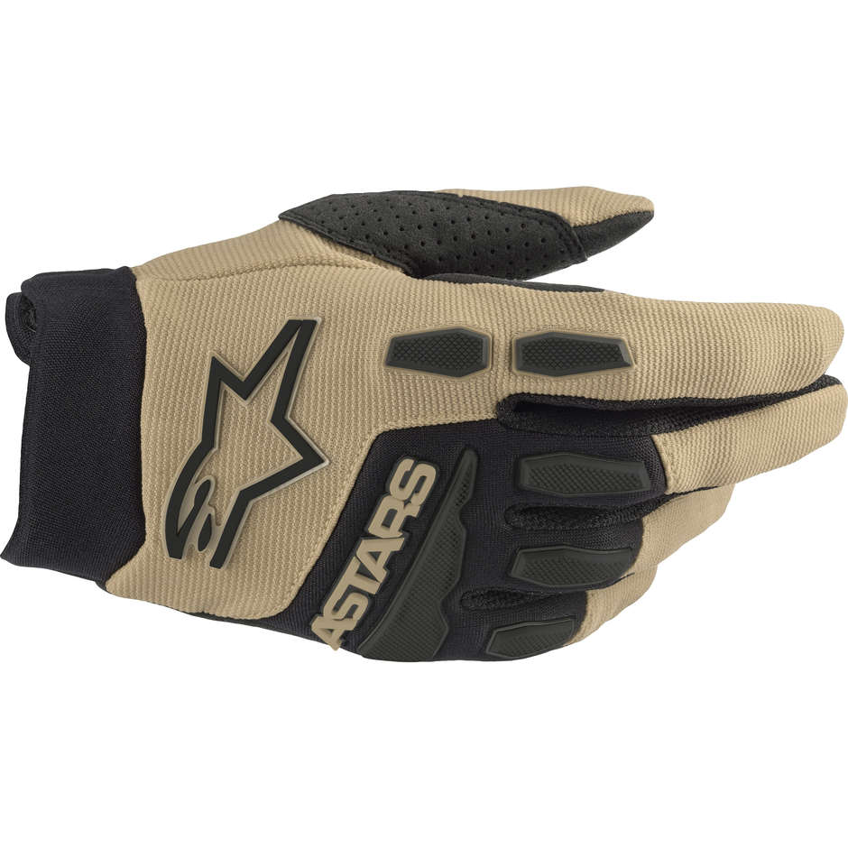 Alpinestars FULL BORE Sand Black Cross Enduro Motorcycle Gloves