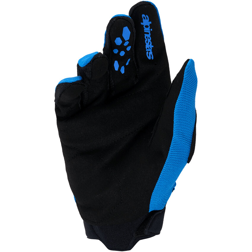 Alpinestars Full Bore V2 Motocross Enduro Gloves Blue Black