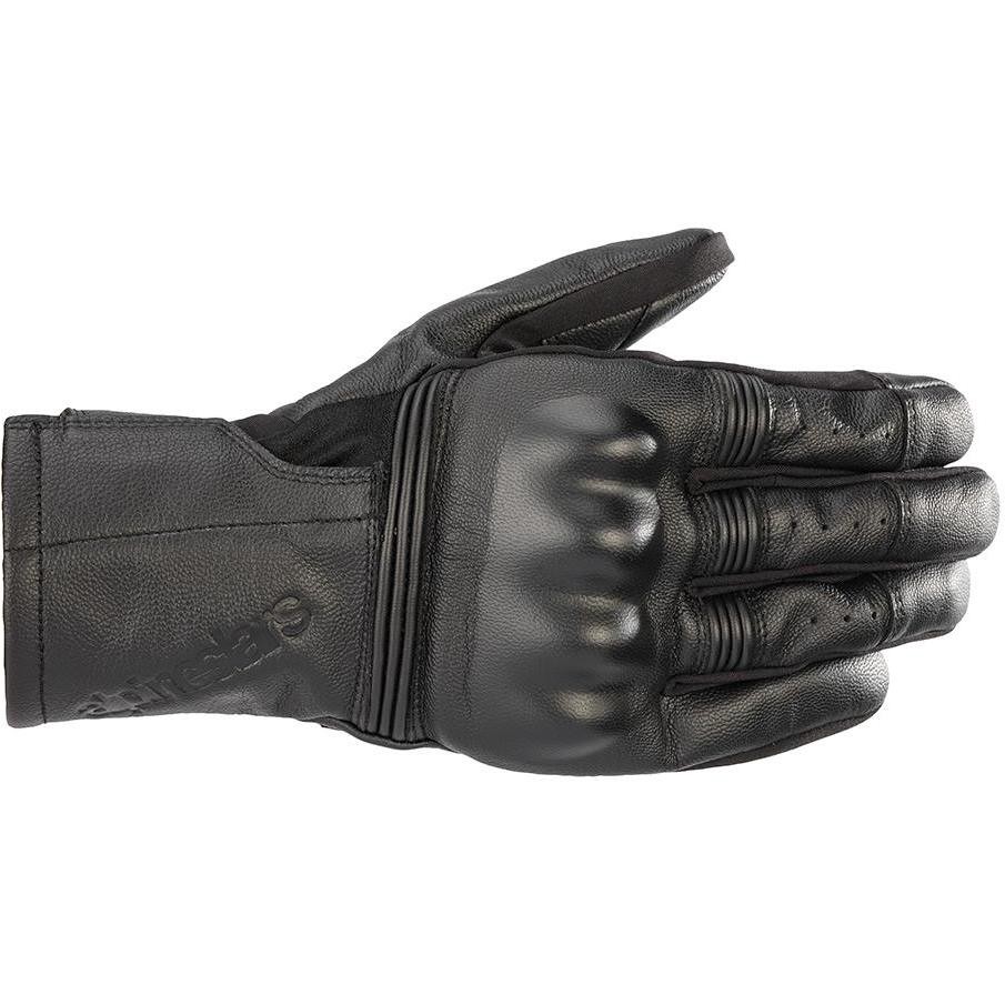 Alpinestars GARETH Black Leather Motorcycle Gloves
