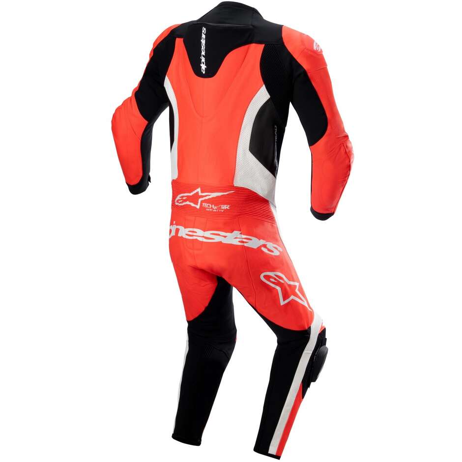 Alpinestars GP FORCE LURV 1PC One Piece Motorcycle Suit Fluorescent Red White Black