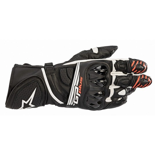 Alpinestars GP PLUS R v2 Racing Leather Gloves Black White